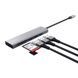 Trust HALYX FAST USB-C HUB CARD  READER
