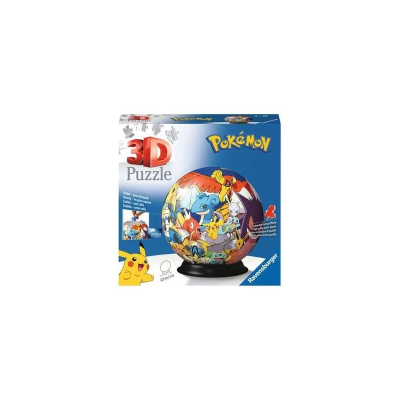 Ravensburger Pokemon Puzzle 3D 72 szt. Kreskówki