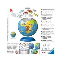 Ravensburger Globe Puzzle 3D 72 szt. Glob