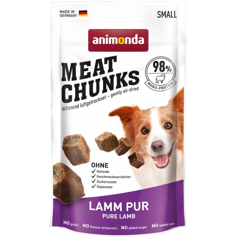 ANIMONDA Przysmak dla psa Meat Chunks kawałki mięsne Jagnięcina 60g ANIMONDA Przysmak dla psa Meat Chunks kawałki mięsne Jagnięcina 60g