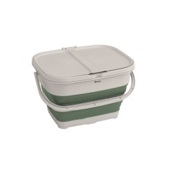 Outwell 651096 kosz na śmieci 30 l Prostokątny Plastik, Termoplastyczny elastomer Zielony