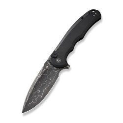 Nóż CIVIVI Button Lock Praxis Alu Black Damast