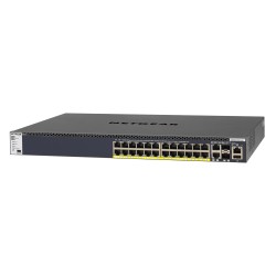 NETGEAR M4300-28G-PoE+ Zarządzany L2/L3/L4 10G Ethernet (100/1000/10000) Obsługa PoE 1U Czarny