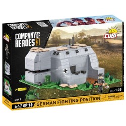 COBI 3043 Company of Heroes 3. Niemiecki punkt oporu. German fighting position 642 klocki