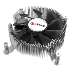 Niskoprofilowe chłodzenie procesora Acasa, Intel LGA1700 - miedziane i aluminiowe