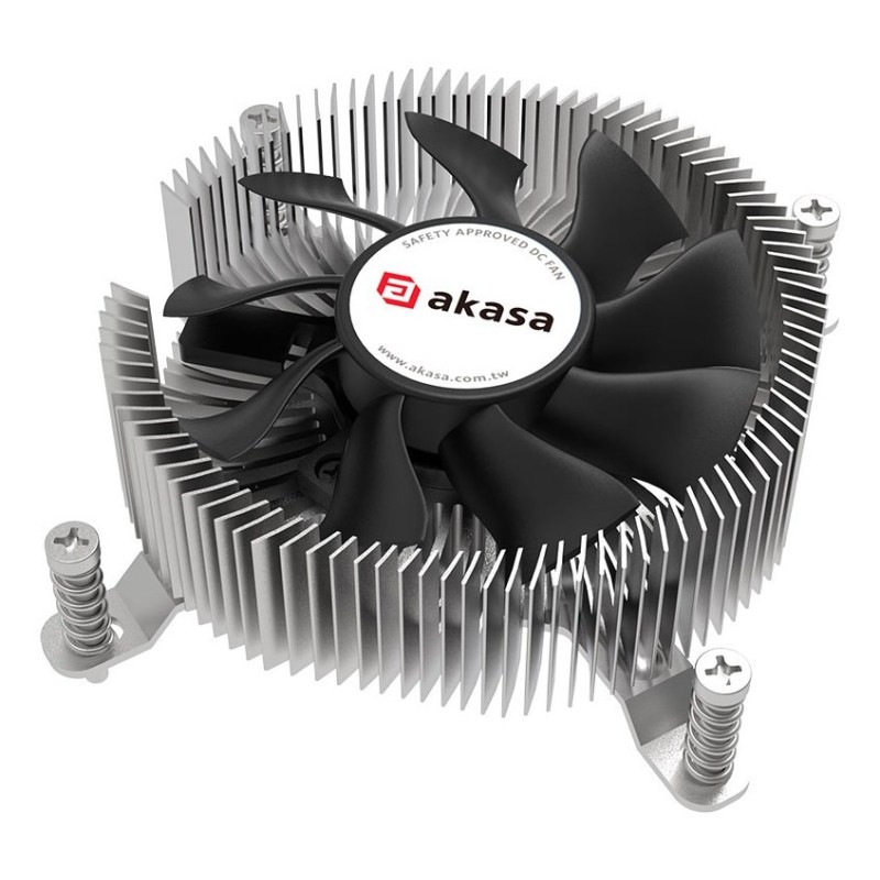 Niskoprofilowe chłodzenie procesora Acasa, Intel LGA1700 - miedziane i aluminiowe