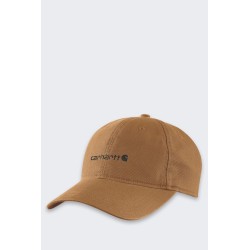 Czapka z daszkiem damska Carhartt Canvas Embroidered Graphic Cap - carhartt brown