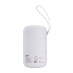 Baseus QPow2 Litowo-polimerowy (LiPo) 20000 mAh Biały