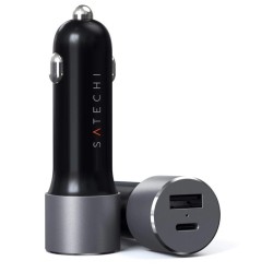 Zasilacz samochodowy USB-C o mocy 72 W gwiezdny szary