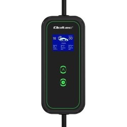 Qoltec Mobilna ładowarka do samochodów EV 2w1 Typ2 3.5kW 230V