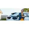 Qoltec Mobilna ładowarka do samochodu elektrycznego EV z regulacją 2w1 Typ2 3.5kW 230V LCD SCHUKO Przenośna Wallbox 5m