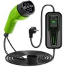 Qoltec Mobilna ładowarka do samochodu elektrycznego EV z regulacją 2w1 Typ2 3.5kW 230V LCD SCHUKO Przenośna Wallbox 5m