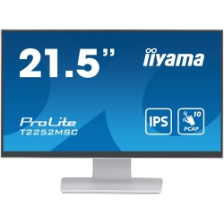 Monitor T2252MSC-W2 21.5 cali biały dotykowy z powłoką antyodciskową