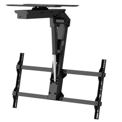MACLEAN UCHWYT ELEKTRYCZNY DO TV, SUFITOWY, TUYA, MAX. VESA 800X400, REG. W POZ. +90°~-90°, DLA TV 43-86", MAX. 45KG MC-109 T