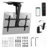 MACLEAN UCHWYT ELEKTRYCZNY DO TV, SUFITOWY, OBSŁUGA TUYA, MAX. VESA 800X400, DLA TV 43-86", MAX. 45KG MC-110 T