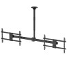 MACLEAN UCHWYT SUFITOWY DLA DWÓCH TV, MAX. OBCIĄŻENIE 2X40KG, 34-60", MAX VESA 600X400 MC-111 B