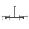 MACLEAN UCHWYT SUFITOWY DLA DWÓCH TV, MAX. OBCIĄŻENIE 2X40KG, 34-60", MAX VESA 600X400 MC-111 B