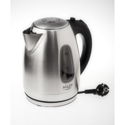 Adler AD 1223 czajnik elektryczny 1,7 l Czarny, Stal nierdzewna 2200 W