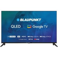 TV 43" Blaupunkt 43QBG7000S 4K Ultra HD QLED, GoogleTV, Dolby Atmos, WiFi 2,4-5GHz, BT, czarny