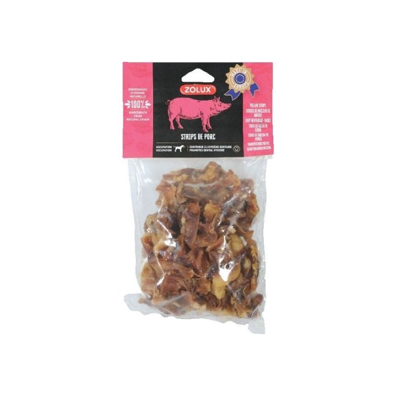 ZOLUX Przysmak naturalny dla psa Stripsy wieprz500g ZOLUX Przysmak naturalny dla psa Stripsy wieprz500g