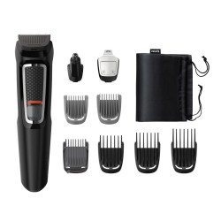 Philips MULTIGROOM Series 3000 Trymer do twarzy i włosów 9 w 1 z 9 nasadkami