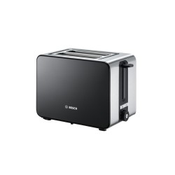 Bosch TAT7203 toster 2 kaw. 1050 W Czarny, Stal nierdzewna
