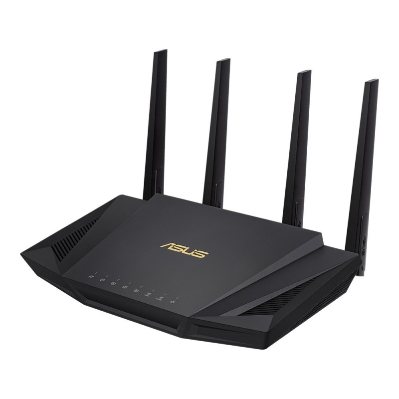ASUS RT-AX58U router bezprzewodowy Gigabit Ethernet Dual-band (2.4 GHz/5 GHz) Czarny