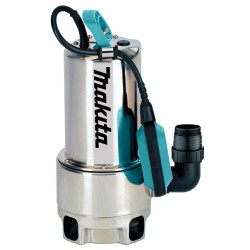 MAKITA POMPA DO WODY BRUDNEJ Z PŁYWAKIEM 1100W 250 l/min INOX PF1110
