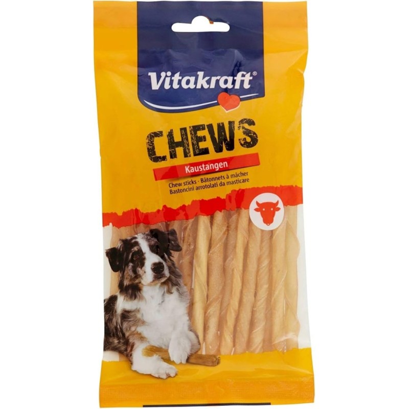 VITAKRAFT Chews intens Kabanos zwijane 12,5cm - Przysmak dla psa - 25szt VITAKRAFT Chews intens Kabanos zwijane 12,5cm - Przysmak dla psa - 25szt