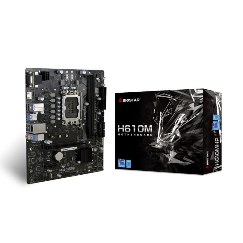 Biostar H610MHP płyta główna Intel H610 LGA 1700 micro ATX Biostar H610MHP płyta główna Intel H610 LGA 1700 micro ATX