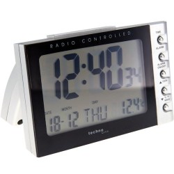 Technoline WT 188 budzik Cyfrowy budzik Czarny, Srebrny