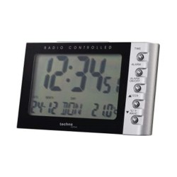 Technoline WT 188 budzik Cyfrowy budzik Czarny, Srebrny