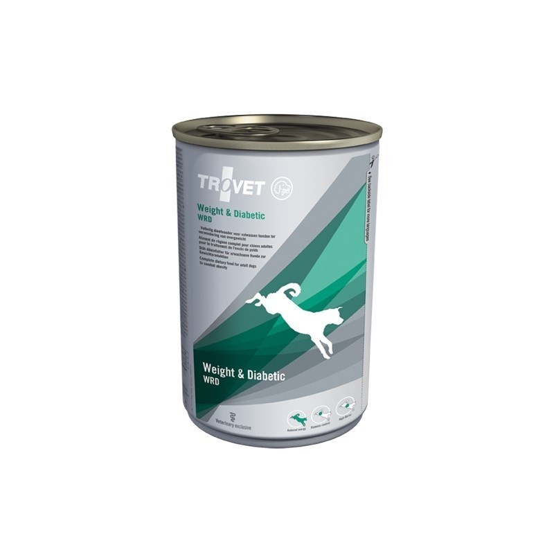 TROVET Weight & Diabetic WRD z kurczakiem - mokra karma dla psa - 400 g