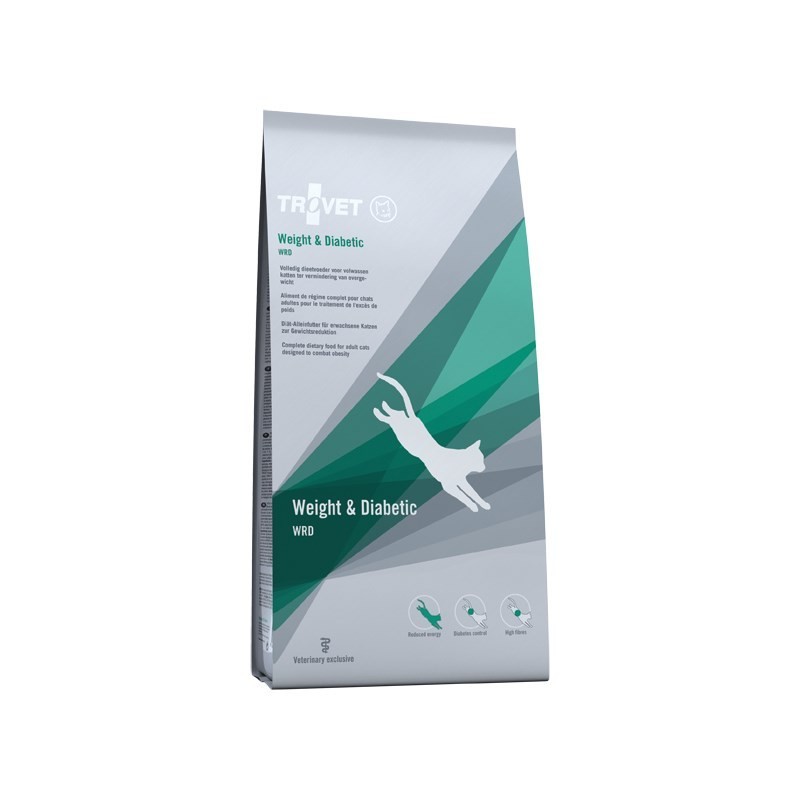 TROVET Weight & Diabetic WRD - sucha karma dla kota - 3 kg TROVET Weight & Diabetic WRD - sucha karma dla kota - 3 kg