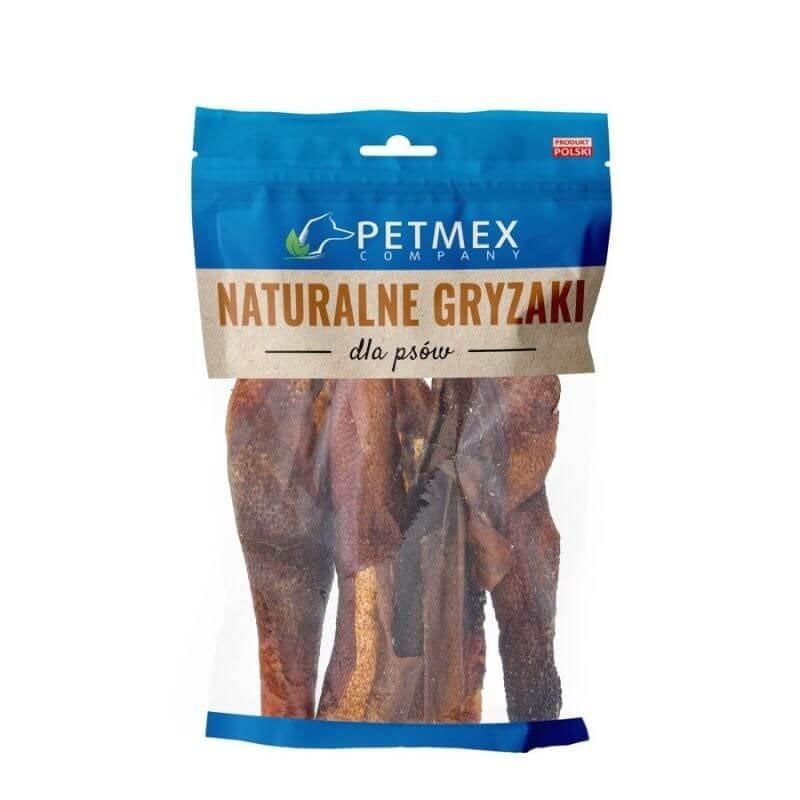 PETMEX Gryzak naturalny skóra z dzika 15cm 100g PETMEX Gryzak naturalny skóra z dzika 15cm 100g