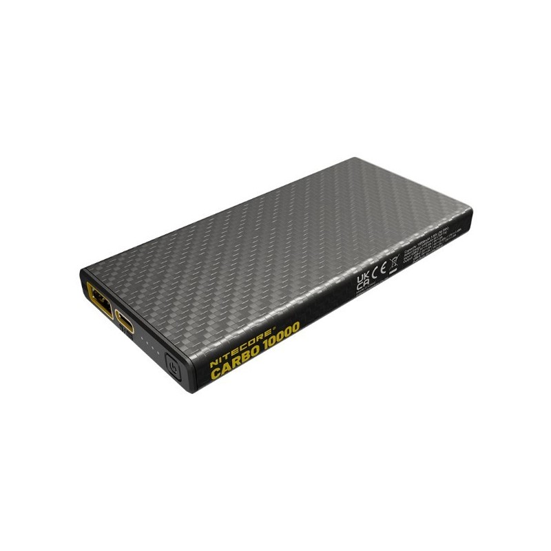 Nitecore CARBO 10000 bank mocy Litowo-jonowa (Li-Ion) 10000 mAh Szary