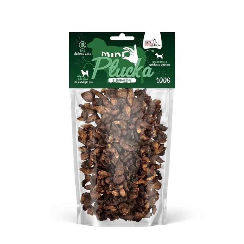 SYTA MICHA mini płucka jagnięce 100g SYTA MICHA mini płucka jagnięce 100g