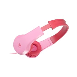 Motorola | Przewodowe słuchawki dla dzieci | Moto JR200 | Nauszny Wbudowany mikrofon | Nauszne | Wtyczka 3,5 mm | Różowy