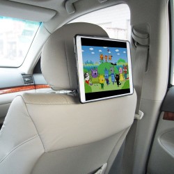 Magnetyczny uchwyt samochodowy Maclean, na zagłówek, tablet / telefon, do 10 cali, 2 blaszki z folią 3M, MC-821