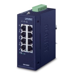 PLANET ISW-800T łącza sieciowe Nie zarządzany L2 Fast Ethernet (10/100) Niebieski