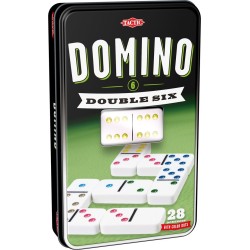 Domino szóstkowe klasyczna gra w puszce 53913 TACTIC