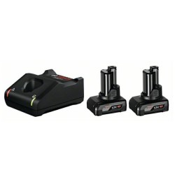 BOSCH.AKUMULATOR 12V 6,0Ah 2szt. +ŁADOWARKA GAL 12V-40