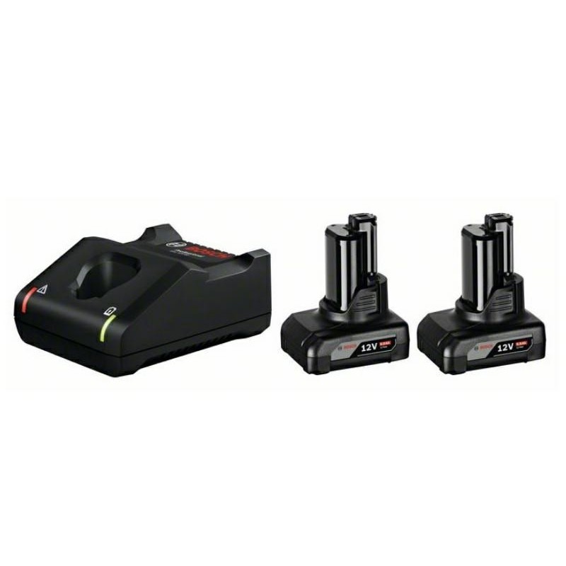 BOSCH.AKUMULATOR 12V 6,0Ah 2szt. +ŁADOWARKA GAL 12V-40