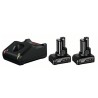 BOSCH.AKUMULATOR 12V 6,0Ah 2szt. +ŁADOWARKA GAL 12V-40