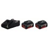 BOSCH.AKUMULATOR 18V 4,0Ah 2szt. +ŁADOWARKA GAL 18V-40