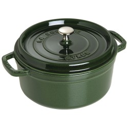 Garnek żeliwny okrągły Staub - 5.2 ltr, Zielony