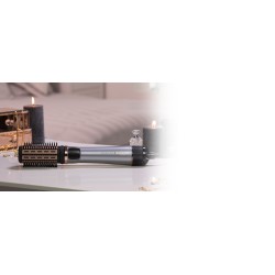 Remington AS8810 urządzenie do stylizacji włosów Szczotka z gorącym powietrzem Para Srebrny, Czarny, Złoto 1000 W 3 m