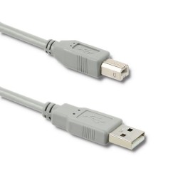 Qoltec Kabel USB 2.0 A męski | B męski | 0.5m