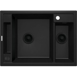 Zlewozmywak granitowy magnetyczny 1.5-komorowy