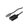 KABEL USB 2.0 A-A M/F AKTYWNY 5.0M